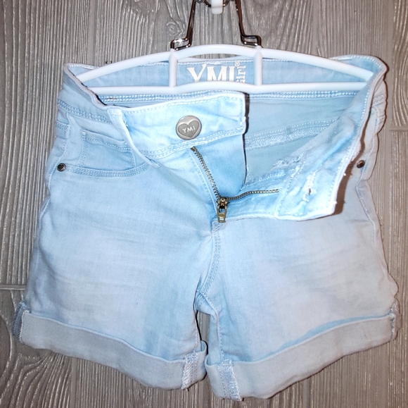 YMI Girl Cuffed Shorts- 8 - Picture 3 of 5